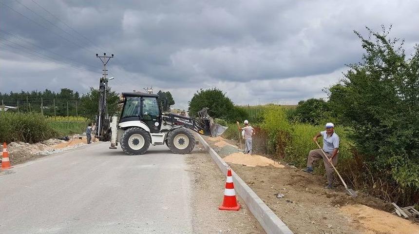 Pazaryeri&rsquo;nde Kaldırım &Ccedil;alışmaları