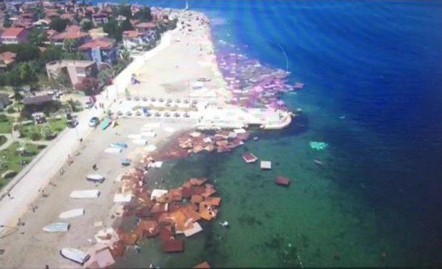 Denizdeki Suntalar Drone Ile G&ouml;r&uuml;nt&uuml;lendi 2