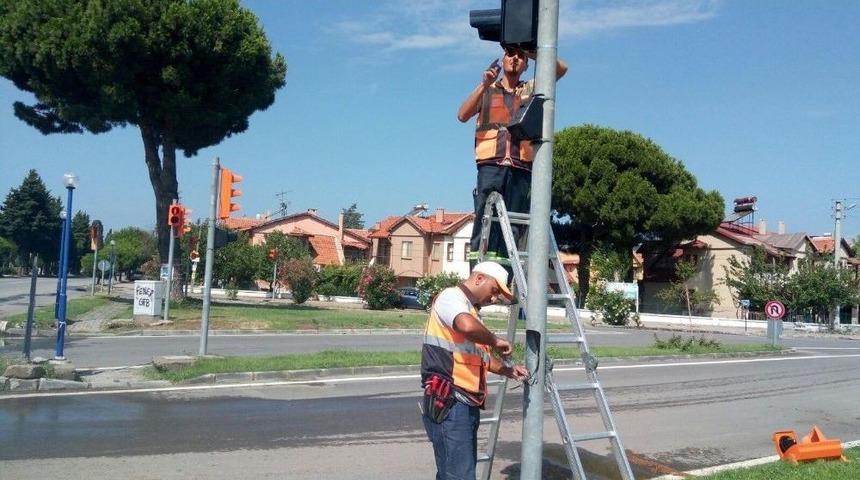 Burhaniye&rsquo;de, Konuşan Sinyalizasyon Sistemi Yapıldı
