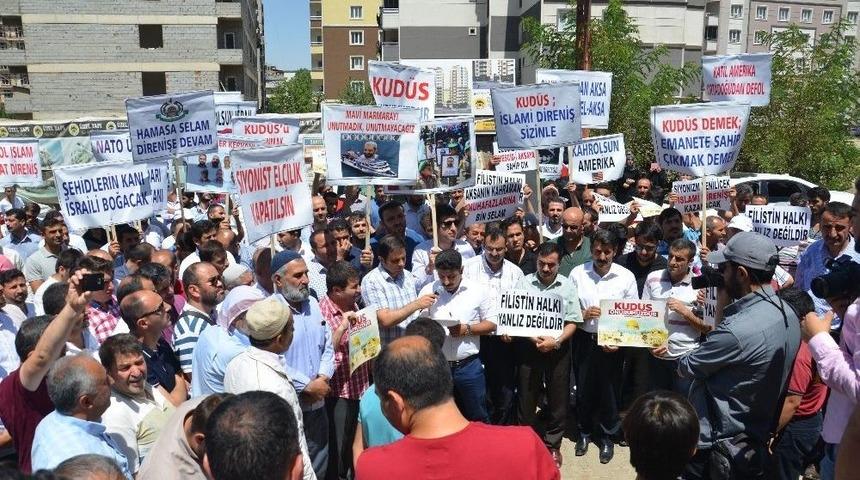 Muş&rsquo;ta &rsquo;mescid-i Aksa&rsquo; Protestosu