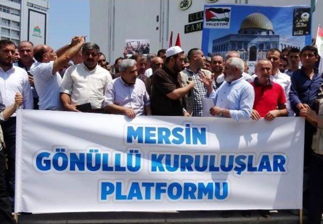 Mersin'de İsrail Protestosu