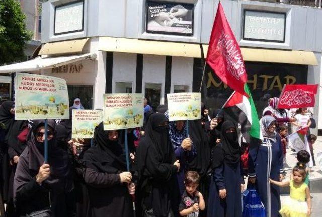 Mersin'de İsrail Protestosu