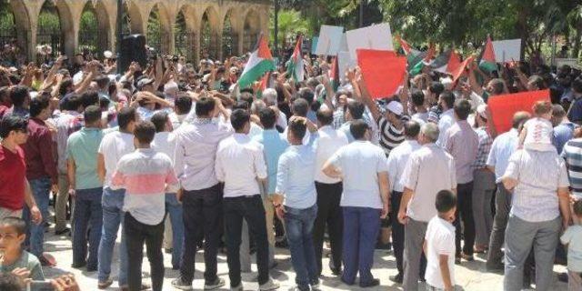 Şanlıurfa'da İsrail Protestosu