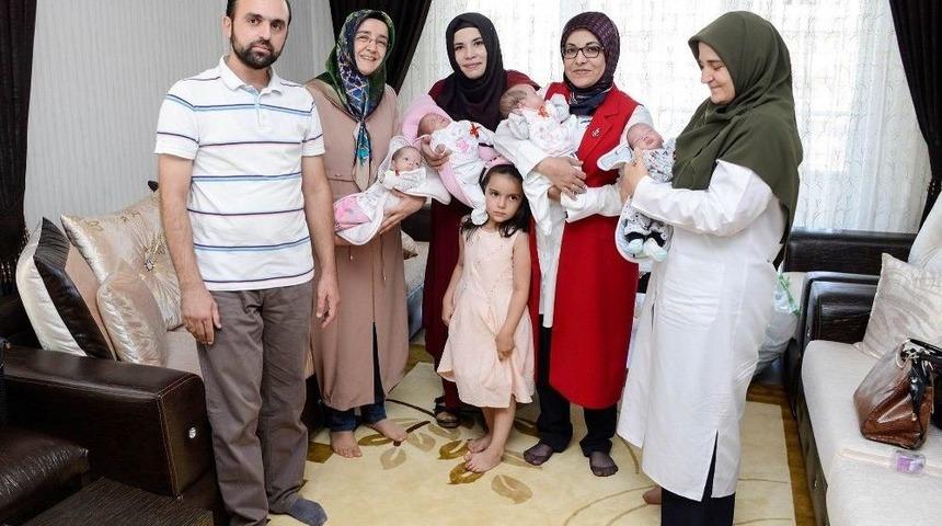 Başkan Toru, D&ouml;rd&uuml;z Bebek Sevincine Ortak Oldu