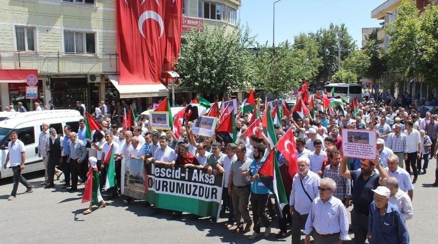 Adıyaman&rsquo;da Mescid-i Aksa Protestosu