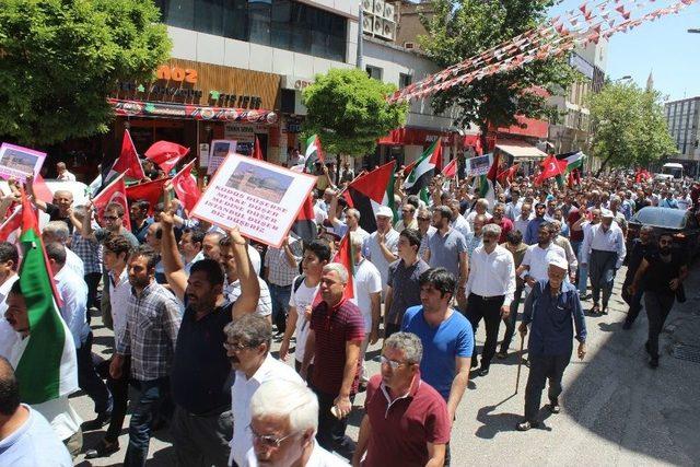 Adıyaman’da Mescid-i Aksa Protestosu