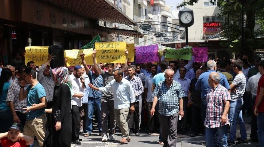 Gaziantep&rsquo;te Mescid-i Aksa Protestosu