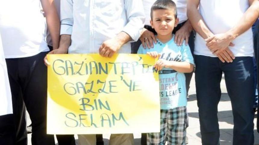 Gaziantep'te İsrail'e Tepki Y&uuml;r&uuml;y&uuml;ş&uuml;