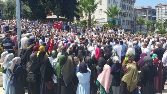 Samsun'da İsrail Protestosuna Vali De Katıldı