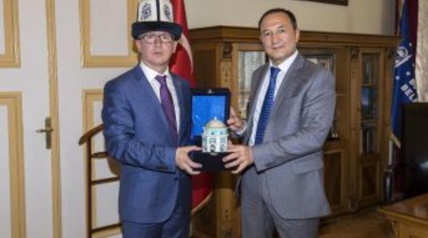 Kırgız Başkonsolostan B&uuml;y&uuml;kşehir&rsquo;e Ziyaret