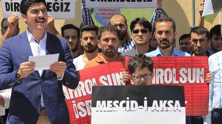 &Ccedil;ankırılılardan İsrail&rsquo;in Mescid-i Aksa Tepkisi