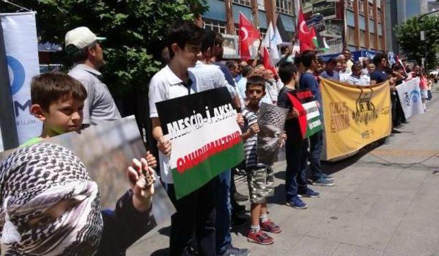 Karabük'te İsrail Protestosu