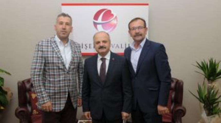 Vali &Ccedil;akacak, Belediye Başkanlarının İyi Niyet Dileklerini Kabul Etti