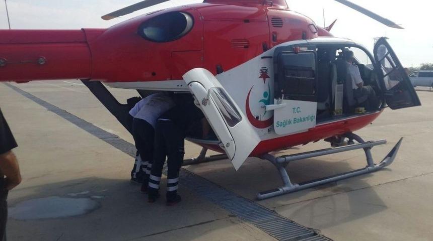 Terör Gazisi Hava Ambulansı İle Ankara’ya Sevk Edildi