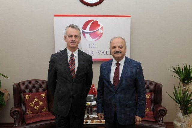 Kanada’nın Ankara Büyükelçisi Cooter, Vali Çakacak’ı Makamında Ziyaret Etti