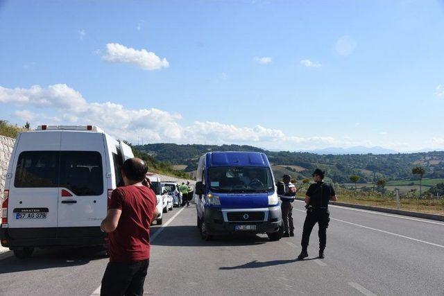Sinop’ta Trafik Güvenliği Uygulaması
