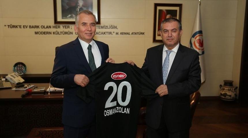 Başkan Zolan&rsquo;a Denizlispor Forması