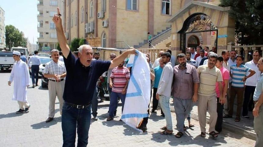 Birecik&rsquo;ten İsrail&rsquo;e Tepki