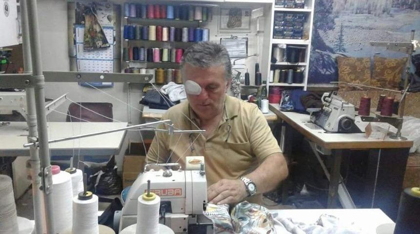 G&ouml;z&uuml;ne İğne Fırlayan Terzi Yaralandı