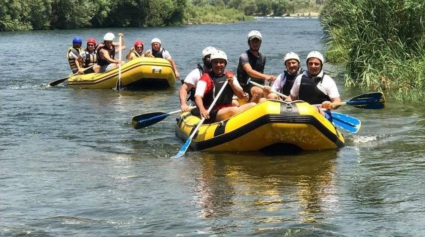 Dalaman&rsquo;da Kurumlar Arası Rafting Kaymakamlık Kupası
