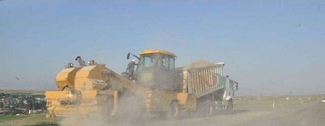 Akyaka Yolu Asfaltlanıyor 1