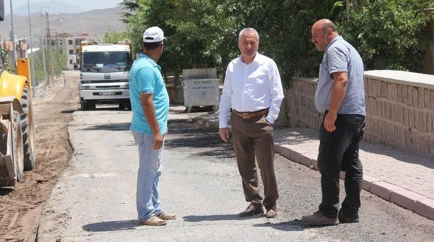 İncesu Belediyesinde Asfalt &Ccedil;alışması Başladı