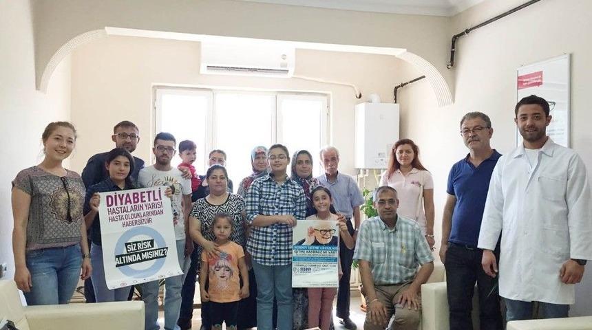 Uşak Diyabetliler Derneği Vatandaşın Şekerini &Ouml;l&ccedil;t&uuml;