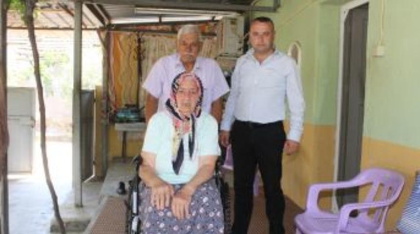 Halime Nine Tekerlekli Sandalyesine Kavuştu