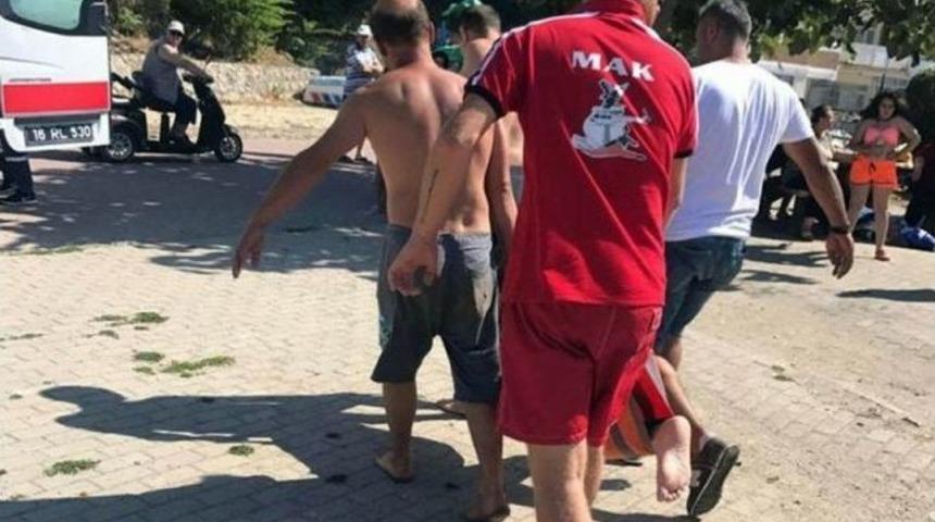 Mak Ekipleri Boğulma Tehlikesi Ge&ccedil;iren Kadını Kurtardı