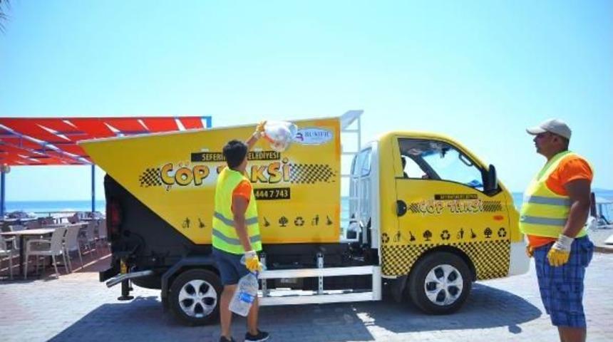 Plajlara '&ccedil;&ouml;p Taksi'