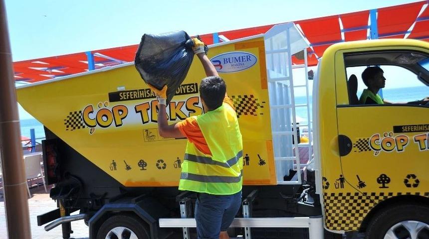 Sahillerde &Ccedil;&ouml;p Taksi Hizmeti