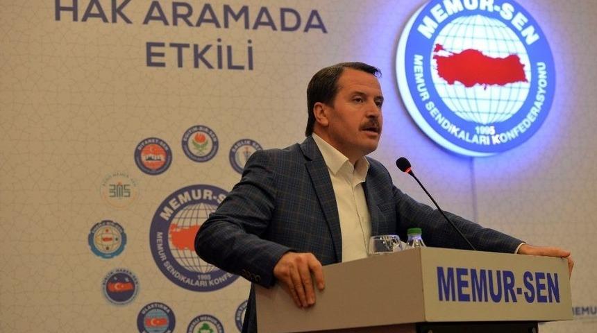 Memur-sen Genel Başkanı Yal&ccedil;ın&rsquo;dan Toplu S&ouml;zleşme A&ccedil;ıklaması