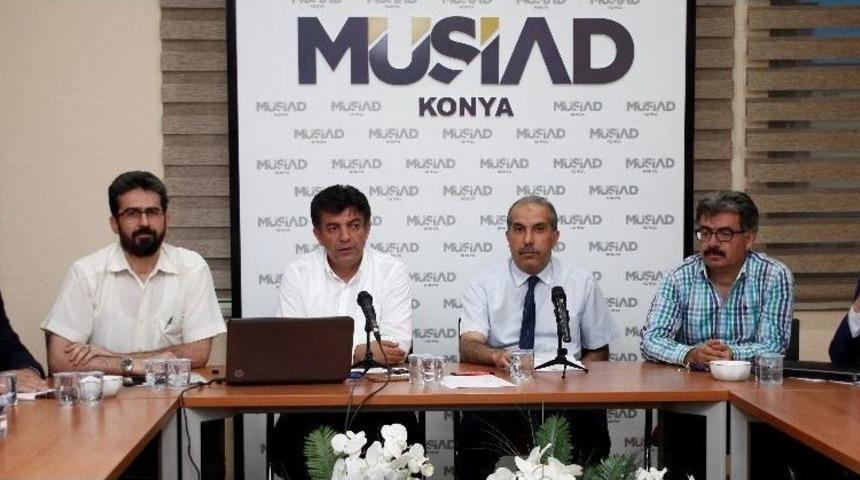 M&uuml;siad Konya Şubesi&rsquo;nde &ldquo;kamu-&uuml;niversite-sanayi İşbirliği&rdquo; Konusu Anlatıldı