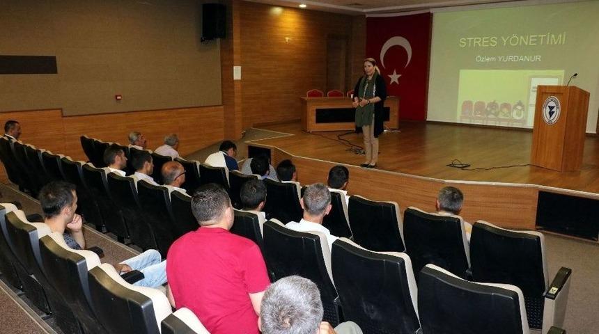 Yozgat&rsquo;ta Halk Otob&uuml;s&uuml; Şof&ouml;rlerine Stres Eğitimi Verildi
