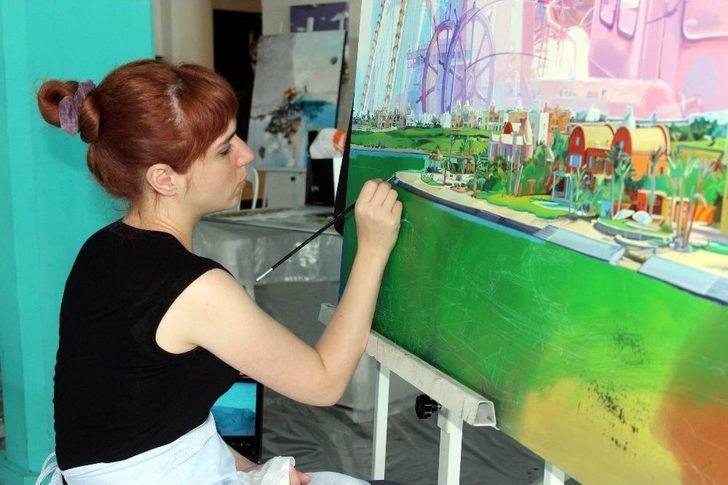 6 Ülkeden 26 Ressam Hayallerini Tekirdağ’da Tuvallere Döküyor G5