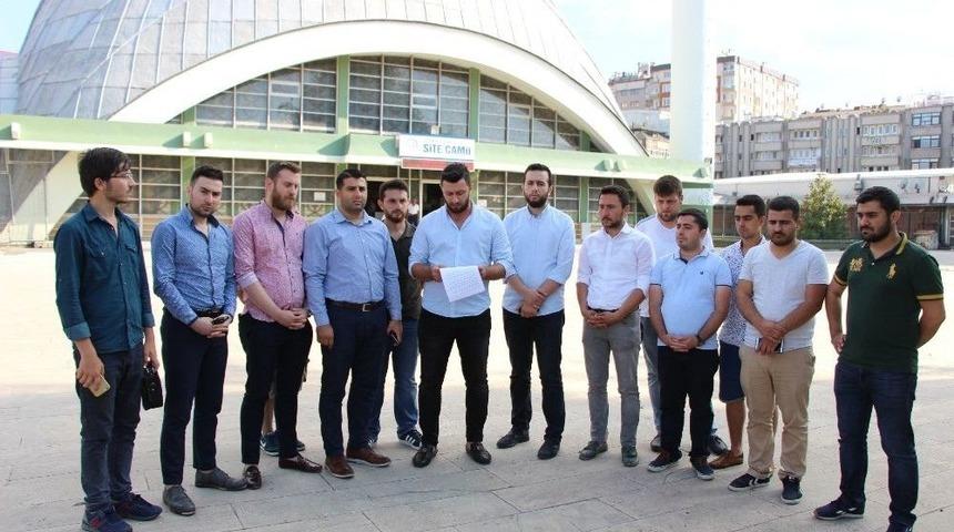 Ak Parti Gen&ccedil;lik Kolları İsrail&rsquo;i Protesto Etti