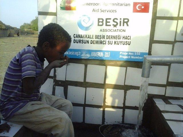 Çanakkale Ensar Vakfı Şubesi Afrika’da Su Kuyusu Açtı