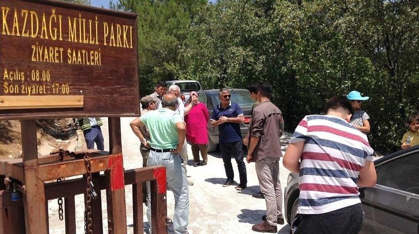 Vali Yazıcı, Kaz Dağı&rsquo;nı Gezdi