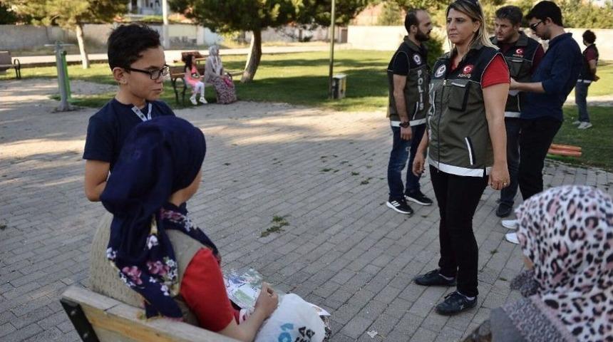 "mobil Park Polisi" Ekiplerinden Asayiş Uygulaması