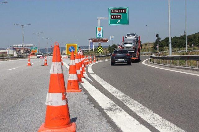 Tem Otoyolu İstanbul İstikametinde Çalışma Başladı