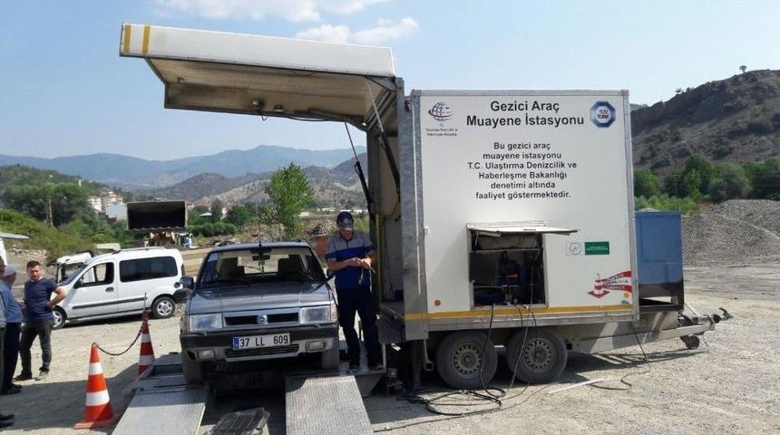 Gezici Ara&ccedil; Muayene İstasyonu Han&ouml;n&uuml;&rsquo;nde Hizmeti S&uuml;rd&uuml;r&uuml;yor