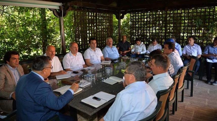 Bilecik Belediye Başkanı Yağcı, Haftalık İstişare Toplantısı Ger&ccedil;ekleştirdi