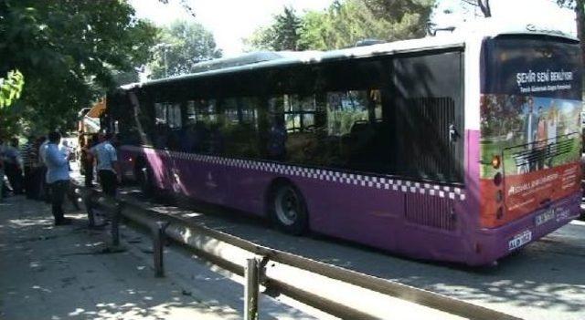 Beylerbeyi Tüneli'nde Halk Otobüsü 9 Otomobile Çarptıktan Sonra Durabildi; 11 Yaralı (1)
