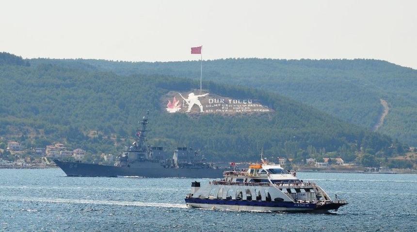 Amerikan Savaş Gemileri Boğazdan Ge&ccedil;ti