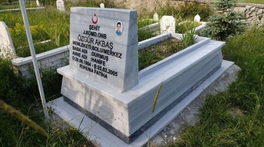 Bolu&rsquo;da Şehit Mezarları Yenilendi