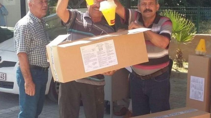 Hatay&rsquo;da &Uuml;reticiye 18 Bin 400 Adet Tuzak Dağıtıldı