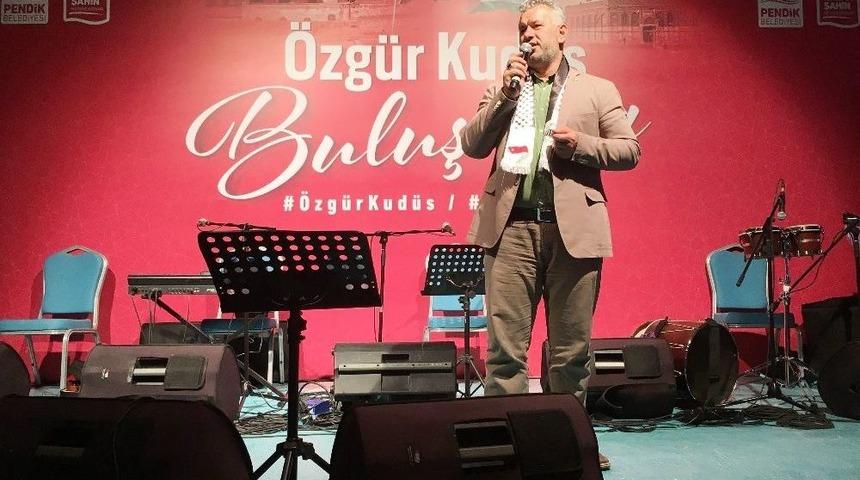 Pendik, &ldquo;&ouml;zg&uuml;r Kud&uuml;s&rdquo; İ&ccedil;in Meydanlarda