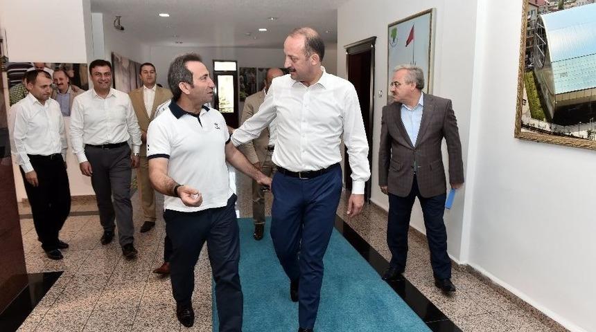 Bingöl Valisi Mantı, Başkan Akgül’ü Ziyaret Etti