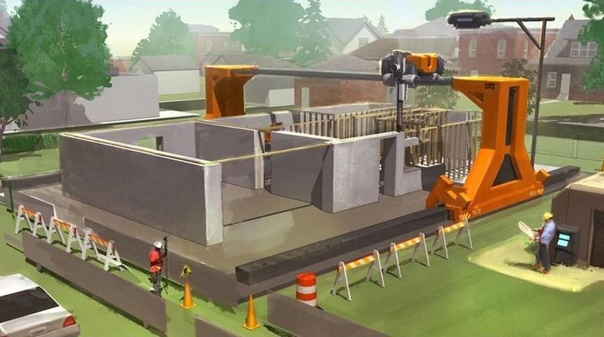 3 Boyutlu Yazıcılar İle 20 Saatte Bir Ev İnşa Edilecek