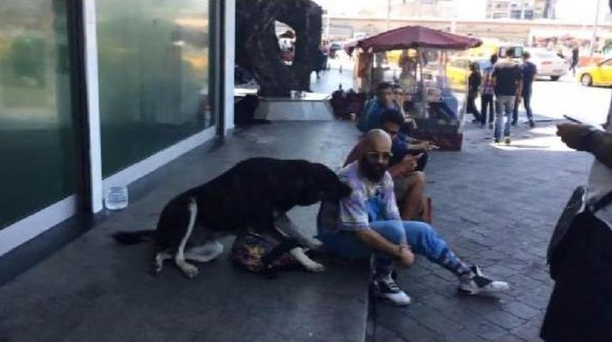 K&ouml;peğe Kaptırdığı &Ccedil;antasını Uzun Uğraşlar Sonucu Alabildi